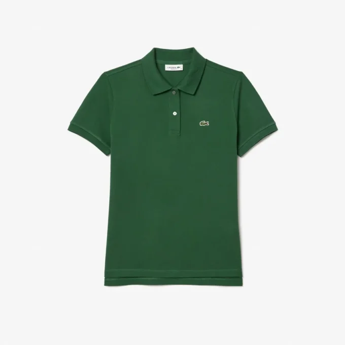 Kadınlar İçin Normal Kesim Esnek Petit Piqua Polo Tişört