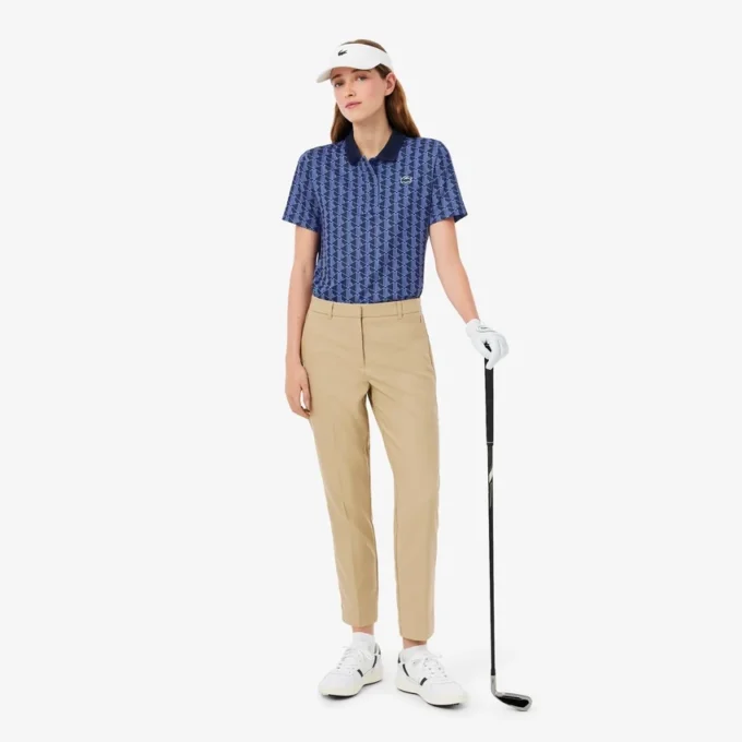 Kadınlar İçin Normal Kesim UV Korumalı Golf Polo Tişörtü