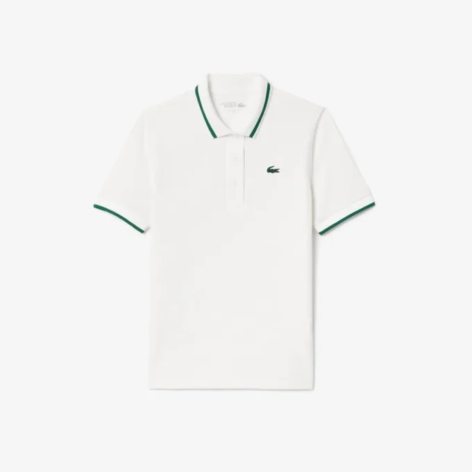 Kadınlar İçin UV Korumalı Çizgili Yakalı Tenis Polo Tişörtü