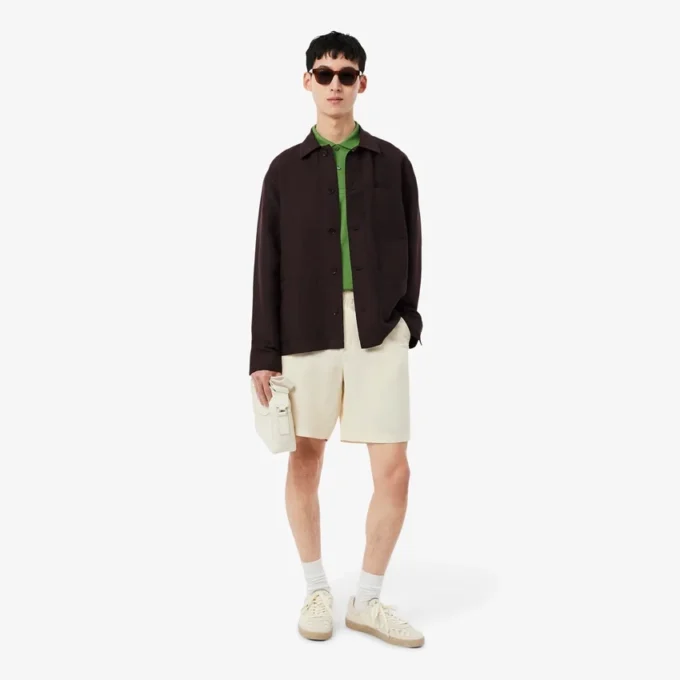 Keten Karışımlı Overshirt