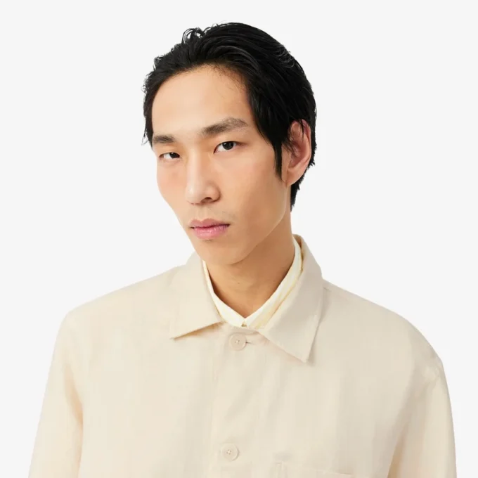 Keten Karışımlı Overshirt