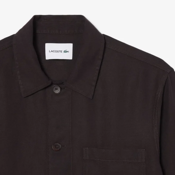 Keten Karışımlı Overshirt
