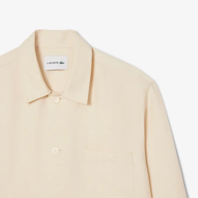 Keten Karışımlı Overshirt