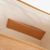 Küçük Maheki Kabartmalı Deri Hobo Çanta