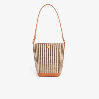 Küçük Yazlık Raffia Kova Çanta