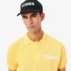 Klasik Kesim Baskılı Petit Piqua Polo Tişörtü