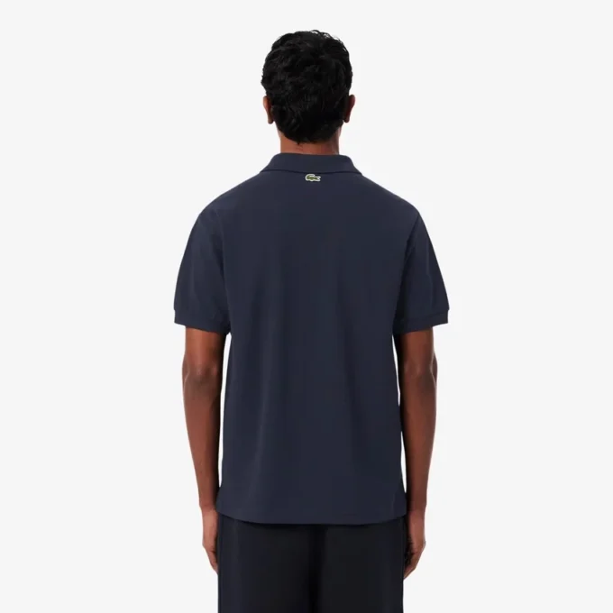 Klasik Kesim Baskılı Petit Piqua Polo Tişörtü