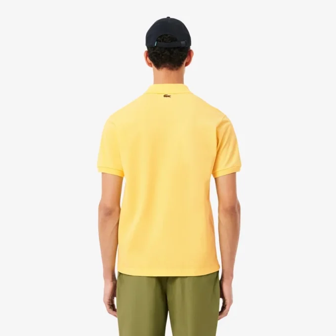 Klasik Kesim Baskılı Petit Piqua Polo Tişörtü