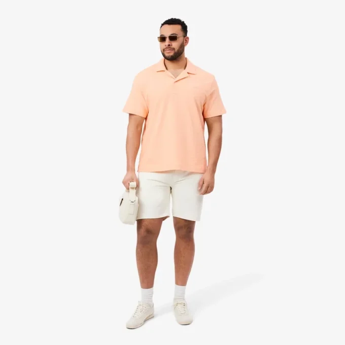 Klasik Kesim Dokulu Polo Tişört