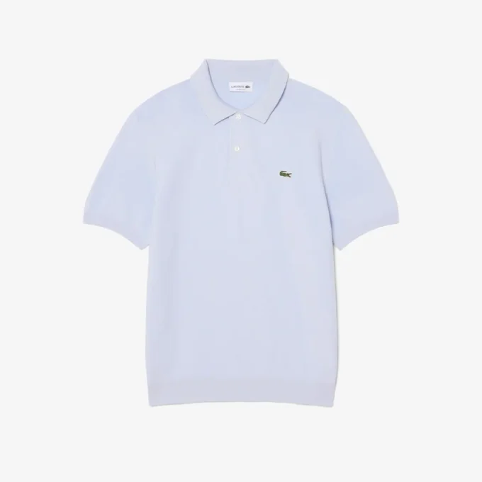 Klasik Kesim Örme Polo Tişört