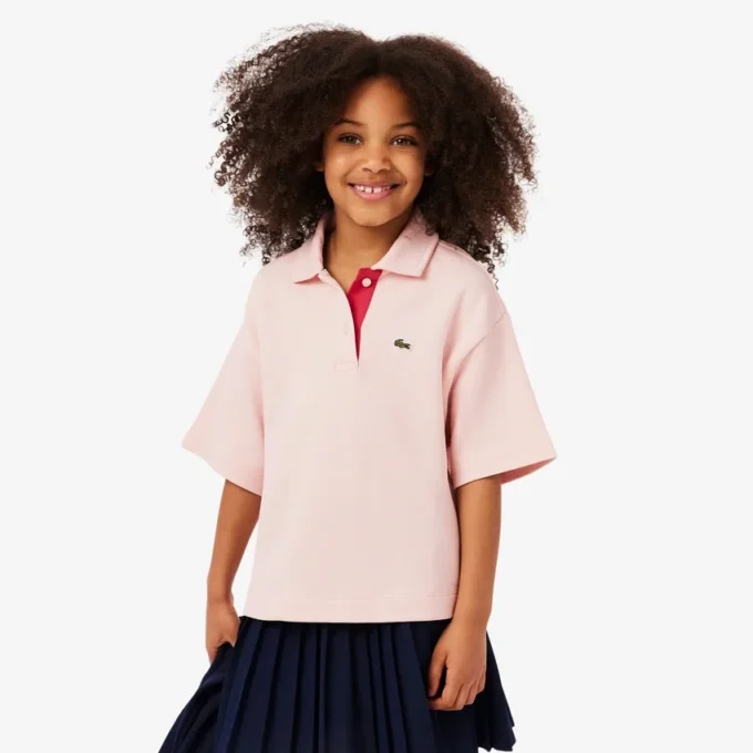 Kız Çocuk Oversized Piqua Polo Tişört