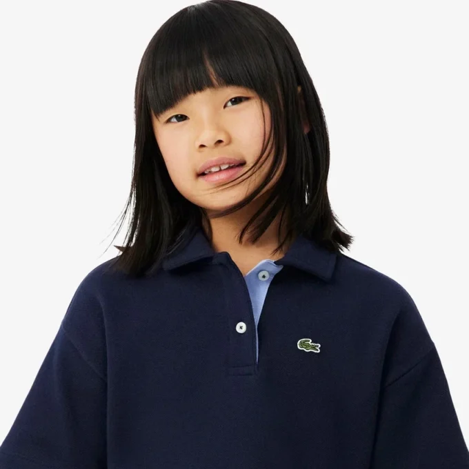 Kız Çocuk Oversized Piqua Polo Tişört