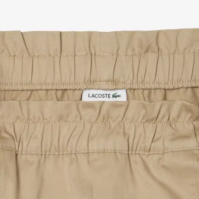 Kız Çocuk Pamuklu Twill Kargo Pantolon