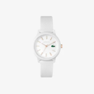 Lacoste.12.12 Beyaz Silikon Kayışlı Saat