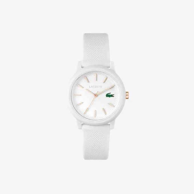 Lacoste.12.12 Beyaz Silikon Kayışlı Saat