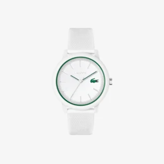 Lacoste.12.12 Beyaz Silikon Kayışlı Saat