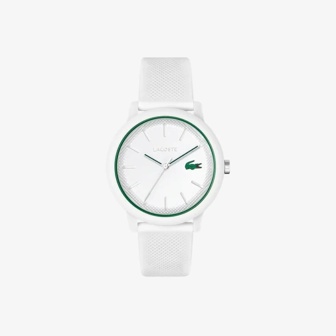 Lacoste.12.12 Beyaz Silikon Kayışlı Saat
