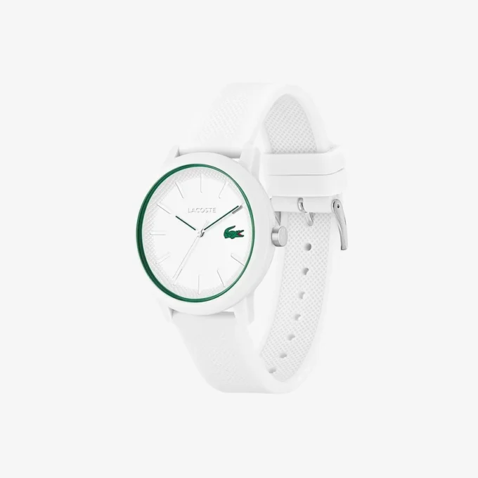 Lacoste.12.12 Beyaz Silikon Kayışlı Saat
