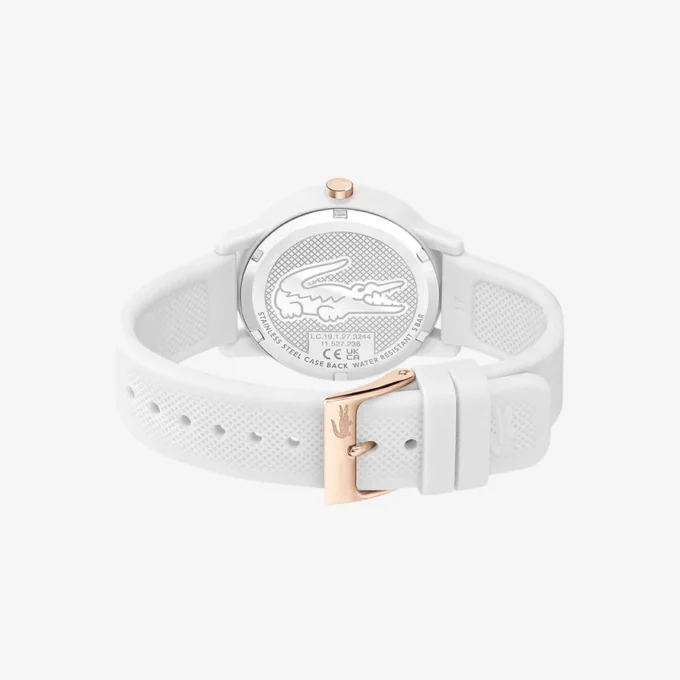 Lacoste.12.12 Beyaz Silikon Kayışlı Saat