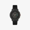 Lacoste.12.12 Chrono Saat Siyah & Karnasyon Altın Silikon