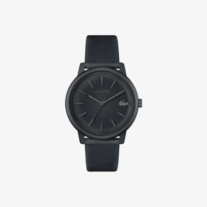 Lacoste.12.12 Move 3 İbreli Saat Siyah Silikon