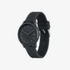 Lacoste.12.12 Move 3 İbreli Saat Siyah Silikon