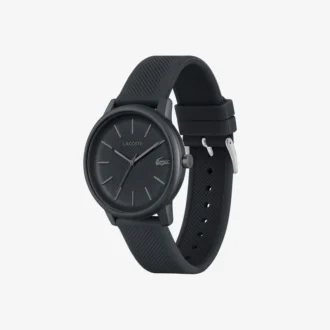 Lacoste.12.12 Move 3 İbreli Saat Siyah Silikon