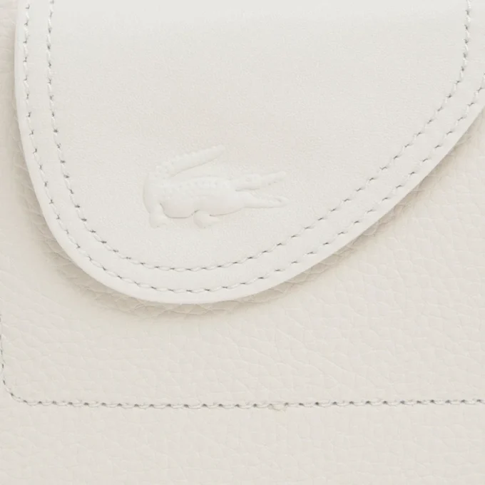 Lacoste Club Damarlı Deri Çanta