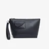 Lacoste Club Damarlı Deri Clutch