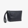 Lacoste Club Damarlı Deri Clutch