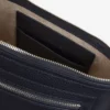 Lacoste Club Damarlı Deri Clutch