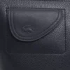 Lacoste Club Damarlı Deri Clutch