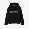 İşlemeli Polar Kapüşonlu Sweatshirt