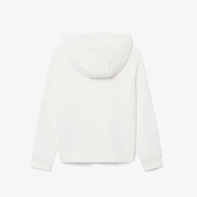 İşlemeli Polar Kapüşonlu Sweatshirt