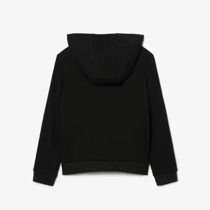 İşlemeli Polar Kapüşonlu Sweatshirt