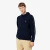 Logo Şeritli Fermuarlı Kapüşonlu Sweatshirt