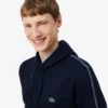 Logo Şeritli Fermuarlı Kapüşonlu Sweatshirt