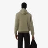 Logo Şeritli Fermuarlı Kapüşonlu Sweatshirt