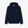 Logo Şeritli Fermuarlı Kapüşonlu Sweatshirt