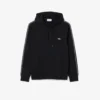 Logo Şeritli Fermuarlı Kapüşonlu Sweatshirt
