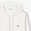 Logo Şeritli Fermuarlı Kapüşonlu Sweatshirt