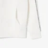 Logo Şeritli Fermuarlı Kapüşonlu Sweatshirt