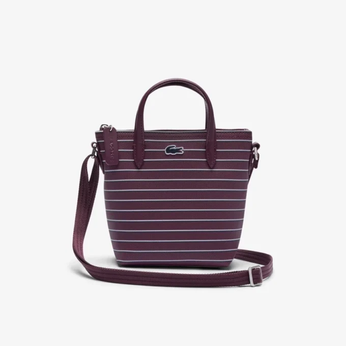 Mini Çizgili L.12.12 Concept Tote