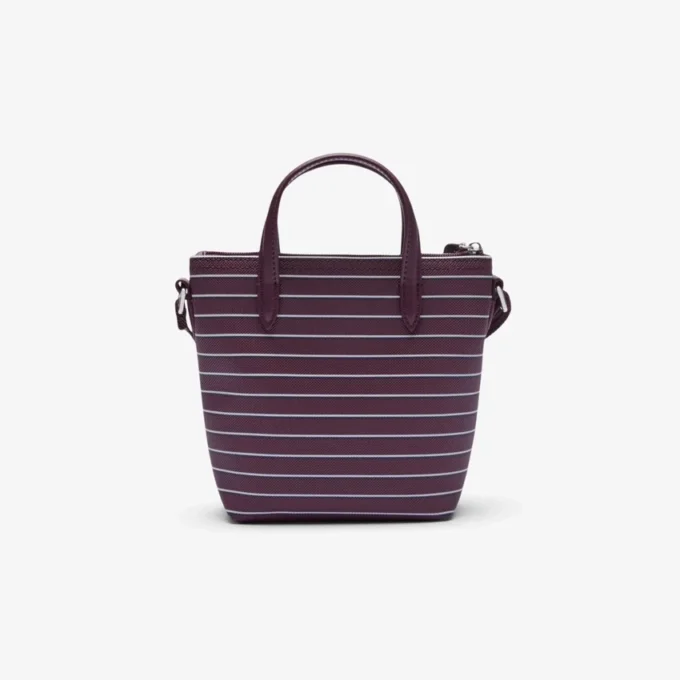 Mini Çizgili L.12.12 Concept Tote