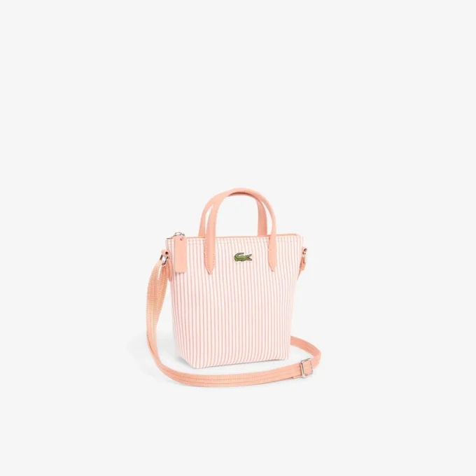 Mini Çizgili L.12.12 Concept Tote