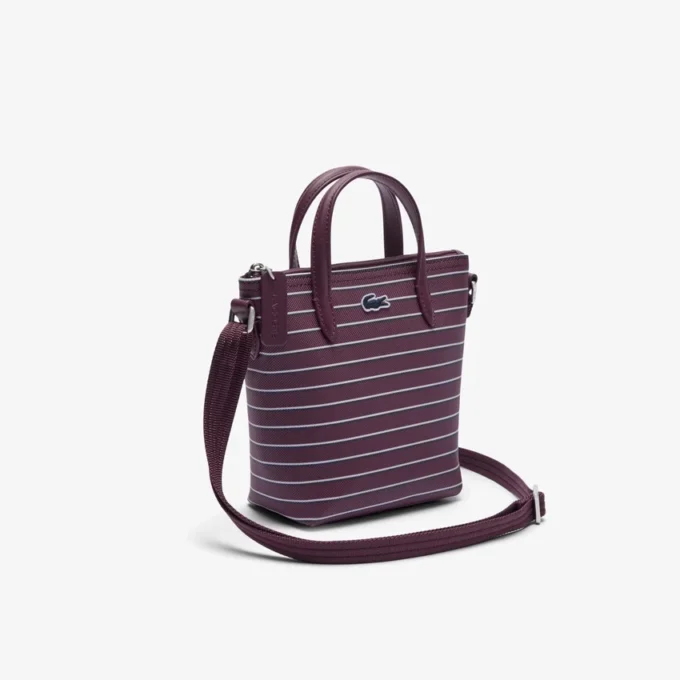 Mini Çizgili L.12.12 Concept Tote