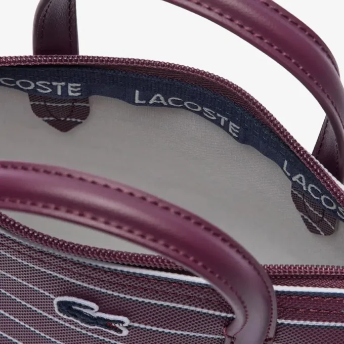 Mini Çizgili L.12.12 Concept Tote