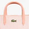 Mini Çizgili L.12.12 Concept Tote