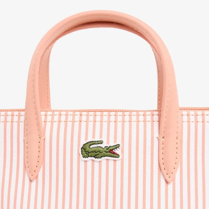 Mini Çizgili L.12.12 Concept Tote