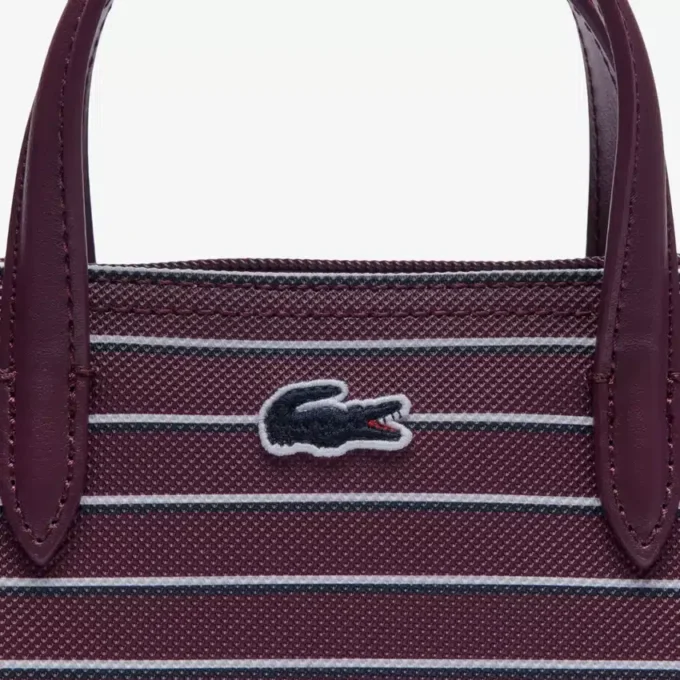 Mini Çizgili L.12.12 Concept Tote
